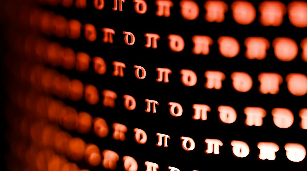 HTML code on a screen